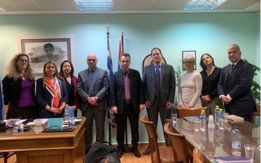 Συνάντηση της Ένωσης Δικαστών και Εισαγγελέων με εκπροσώπους της CEPEJ (Ευρωπαϊκή Επιτροπή για την Αποδοτικότητα της Δικαιοσύνης)