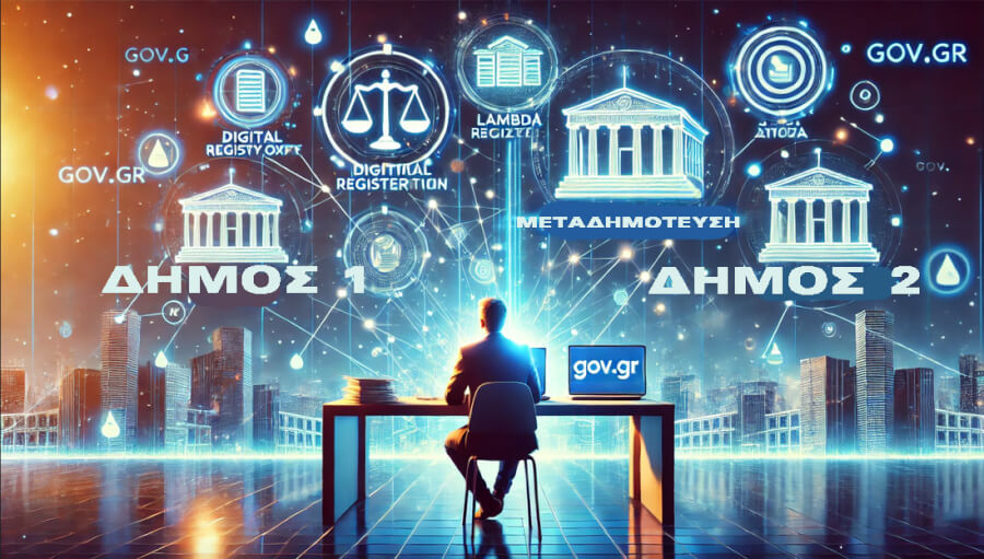 Μέσω του gov.gr οι πολίτες υποβάλουν αίτηση για δύο περιπτώσεις μεταδημότευσης